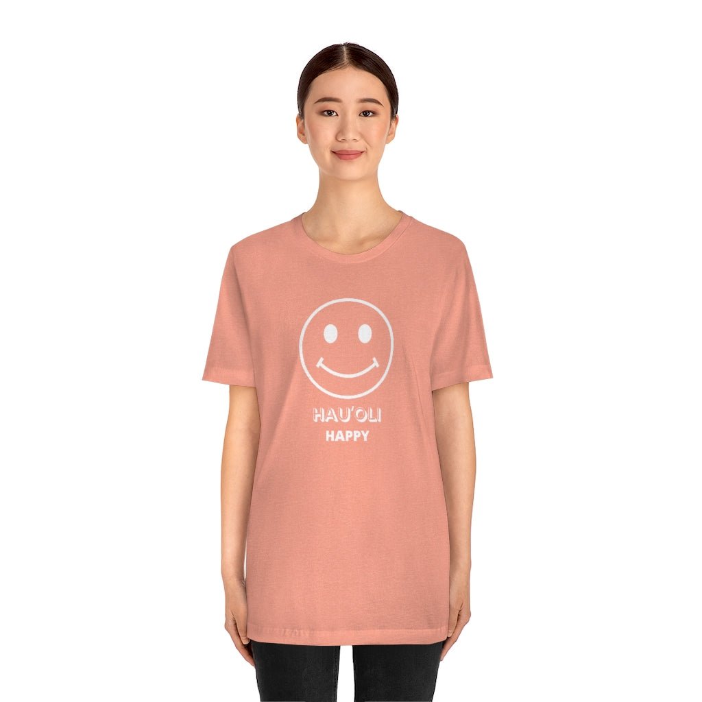 Happy Face Unisex Tee Global Village Kailua Boutique