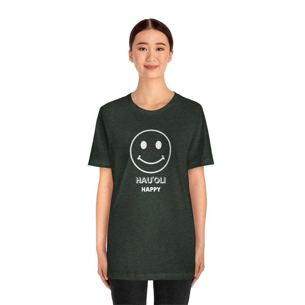 Happy Face Unisex Tee Global Village Kailua Boutique