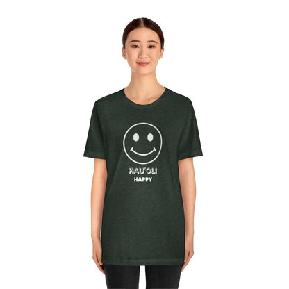 Happy Face Unisex Tee Global Village Kailua Boutique