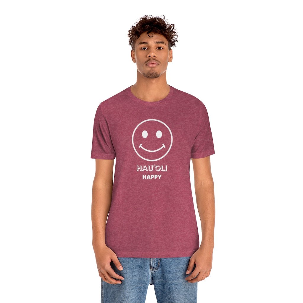 Happy Face Unisex Tee Global Village Kailua Boutique