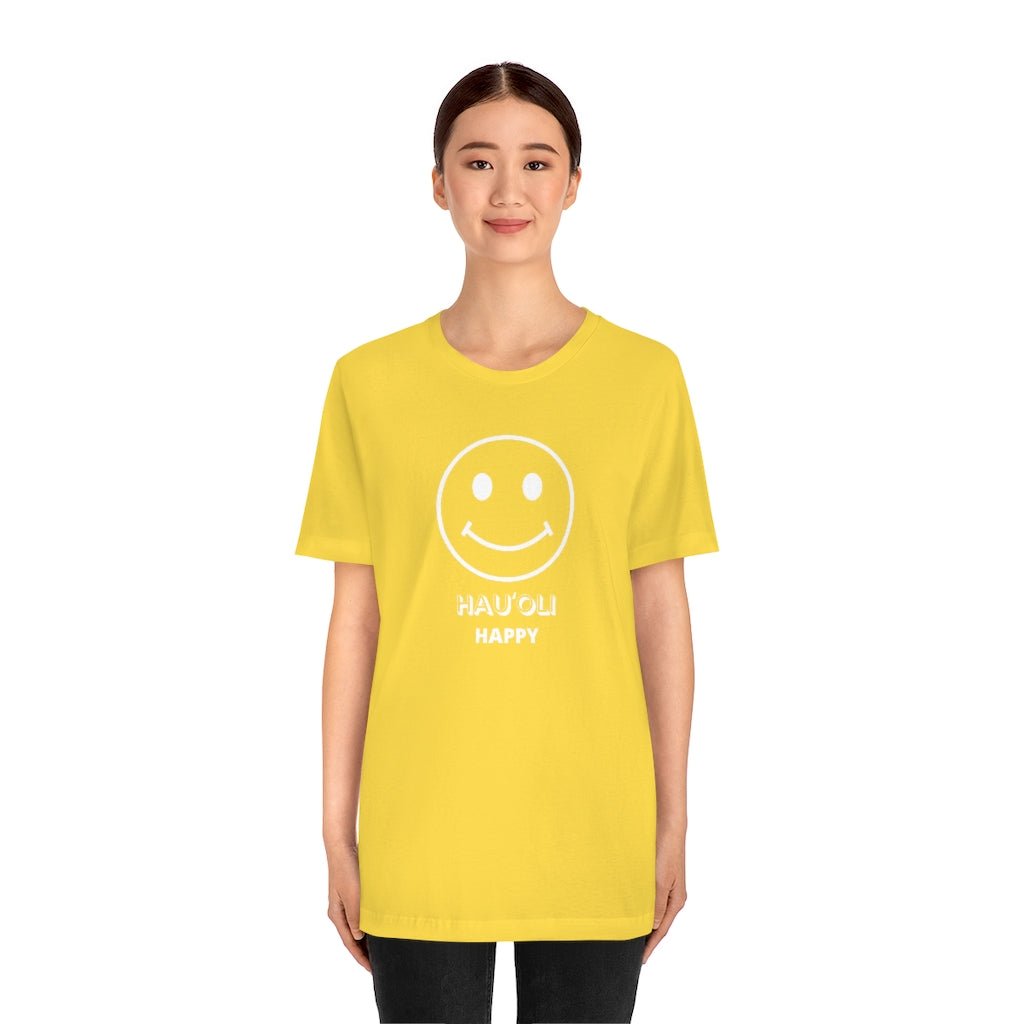 Happy Face Unisex Tee Global Village Kailua Boutique