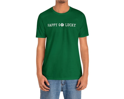 Happy Go Lucky Hibiscus Unisex Jersey Tee - Global Village Kailua Boutique