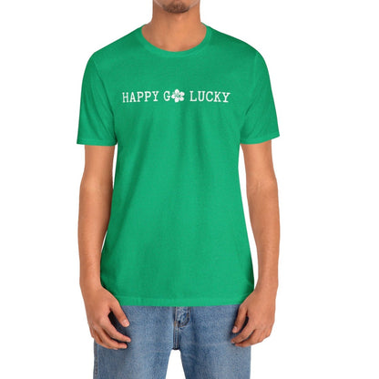 Happy Go Lucky Hibiscus Unisex Jersey Tee - Global Village Kailua Boutique