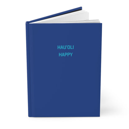 Hardcover Journal Matte Hauʻoli - Happy - Global Village Kailua Boutique