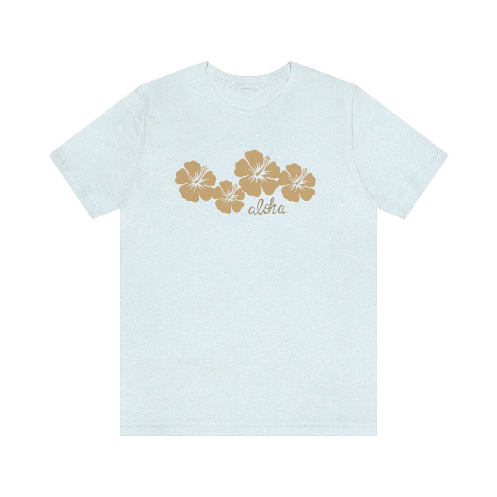 Hibiscus Aloha Unisex Jersey Tee Global Village Kailua Boutique