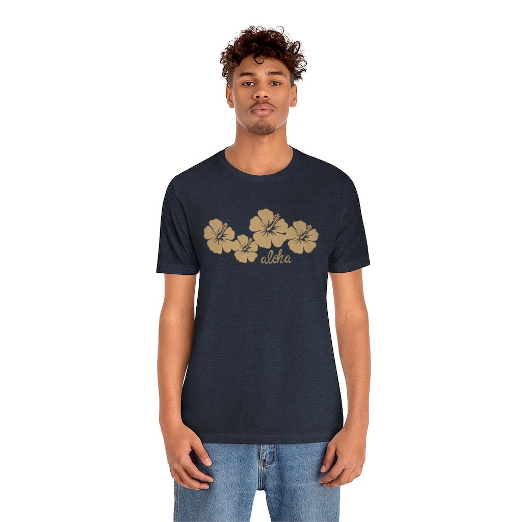 Hibiscus Aloha Unisex Jersey Tee Global Village Kailua Boutique