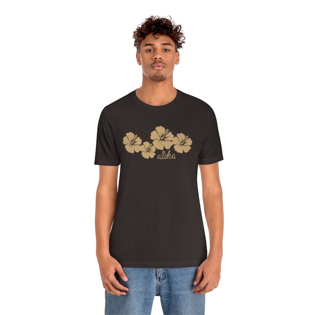 Hibiscus Aloha Unisex Jersey Tee Global Village Kailua Boutique