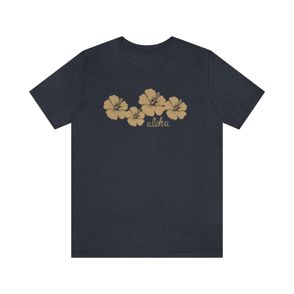 Hibiscus Aloha Unisex Jersey Tee Global Village Kailua Boutique