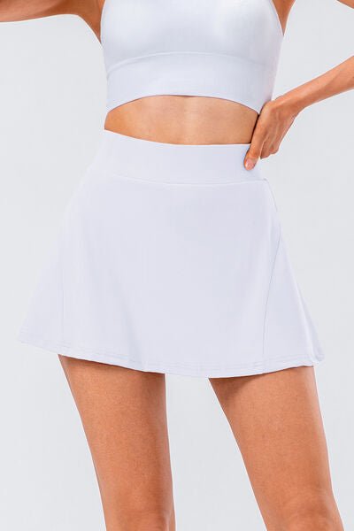 High Waist Pleated Active Skirt - Global Village Kailua Boutique