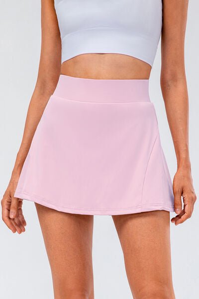 High Waist Pleated Active Skirt - Global Village Kailua Boutique