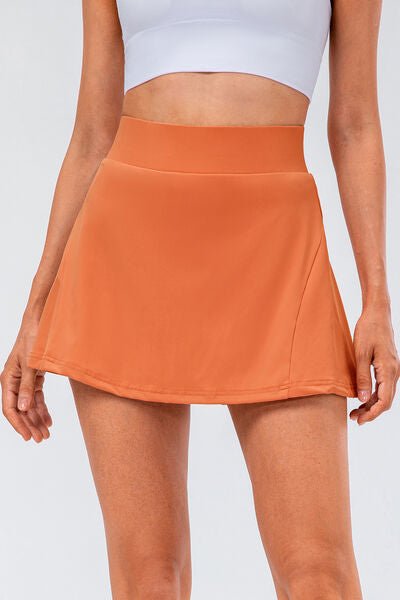 High Waist Pleated Active Skirt - Global Village Kailua Boutique