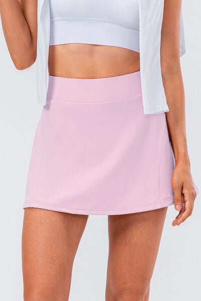 High Waist Pleated Active Skirt - Global Village Kailua Boutique