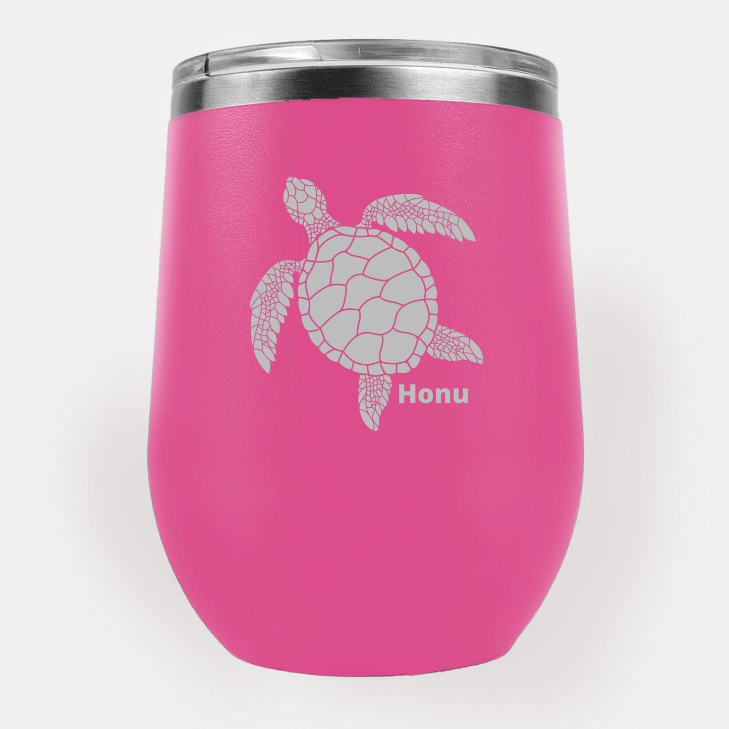 Honu 12oz Etched Tumbler Global Village Kailua Boutique