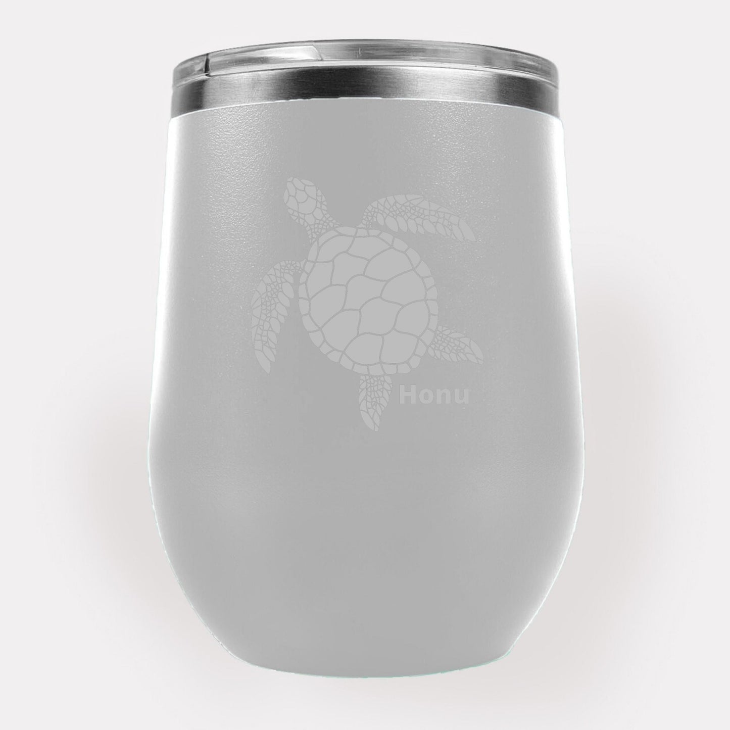 Honu 12oz Etched Tumbler Global Village Kailua Boutique