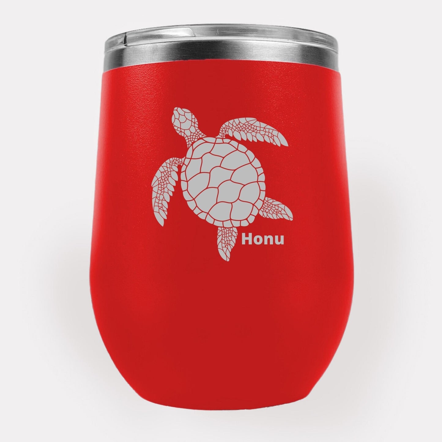 Honu 12oz Etched Tumbler Global Village Kailua Boutique