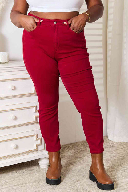 Judy Blue Full Size High Waist Tummy Control Skinny Jeans - Global Village Kailua Boutique