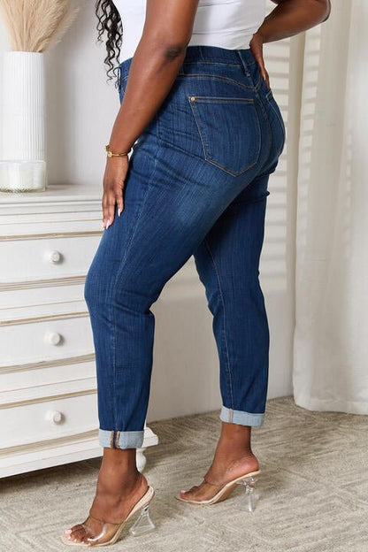 Judy Blue Skinny Cropped Jeans - Global Village Kailua Boutique