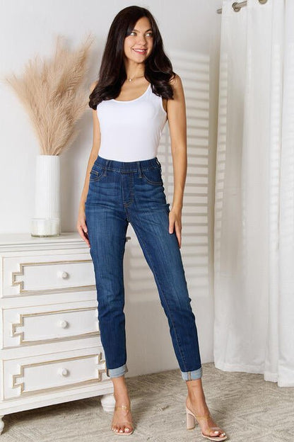 Judy Blue Skinny Cropped Jeans - Global Village Kailua Boutique