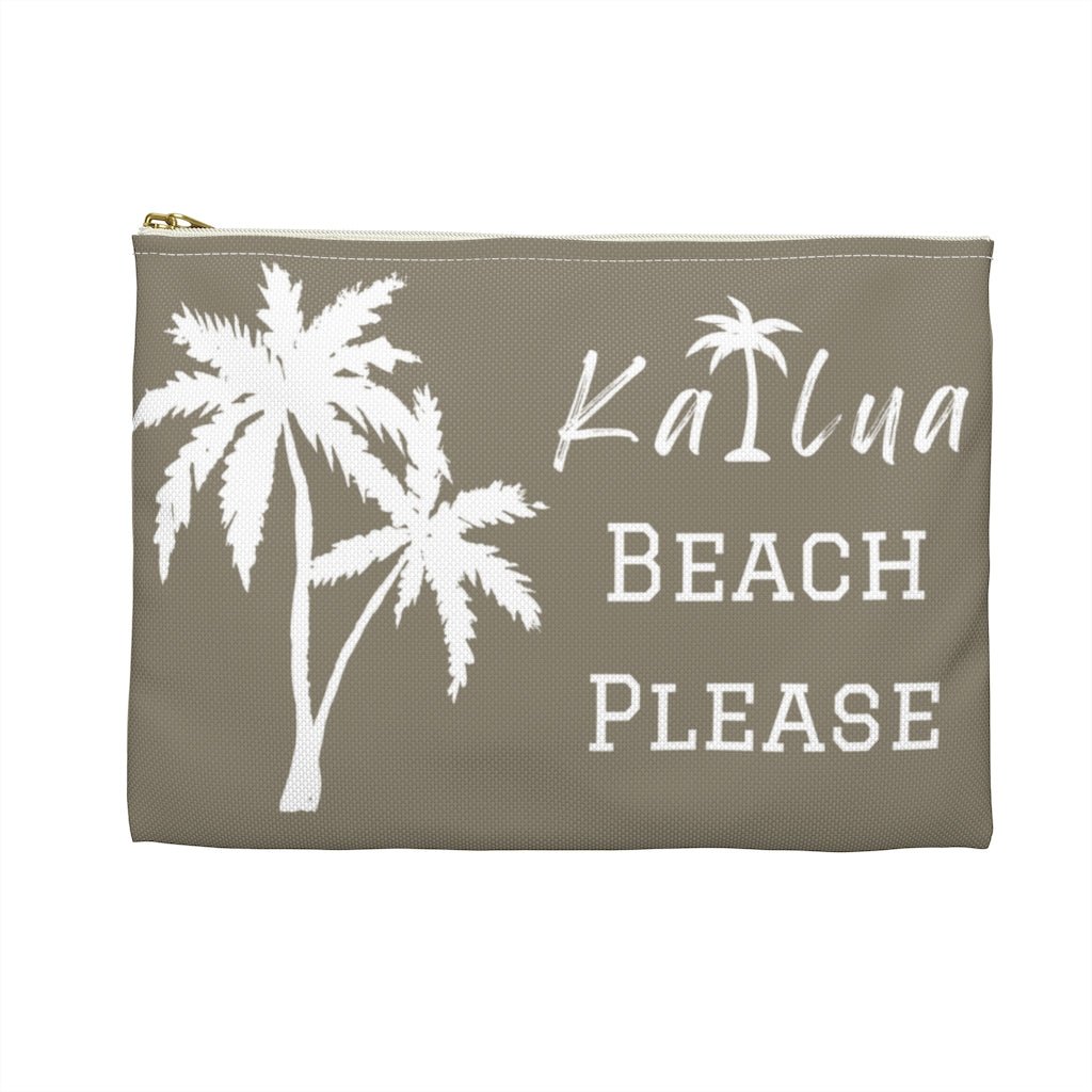 Kailua Beach Please Zip Pouch Global Village Kailua Boutique