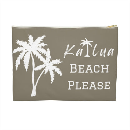 Kailua Beach Please Zip Pouch Global Village Kailua Boutique