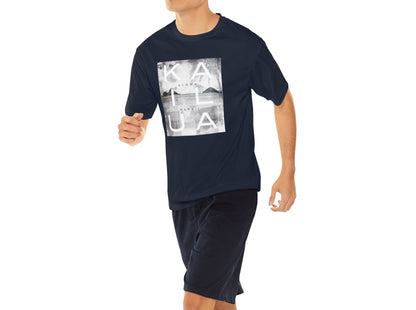 Kailua Block Performance T-Shirt - Global Village Kailua Boutique