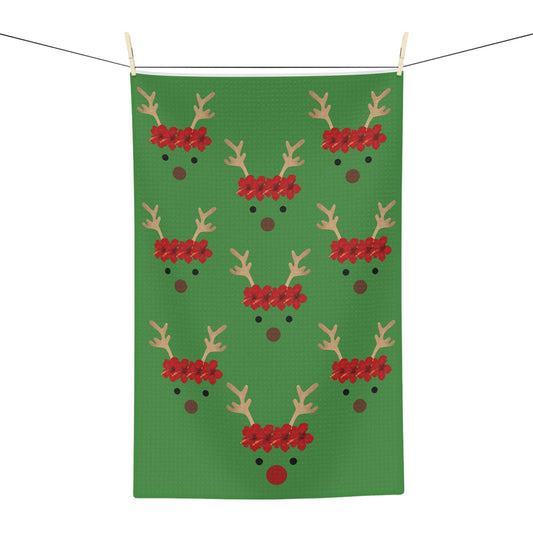 Kitchen Towel 9 Reindeer - Global Village Kailua Boutique