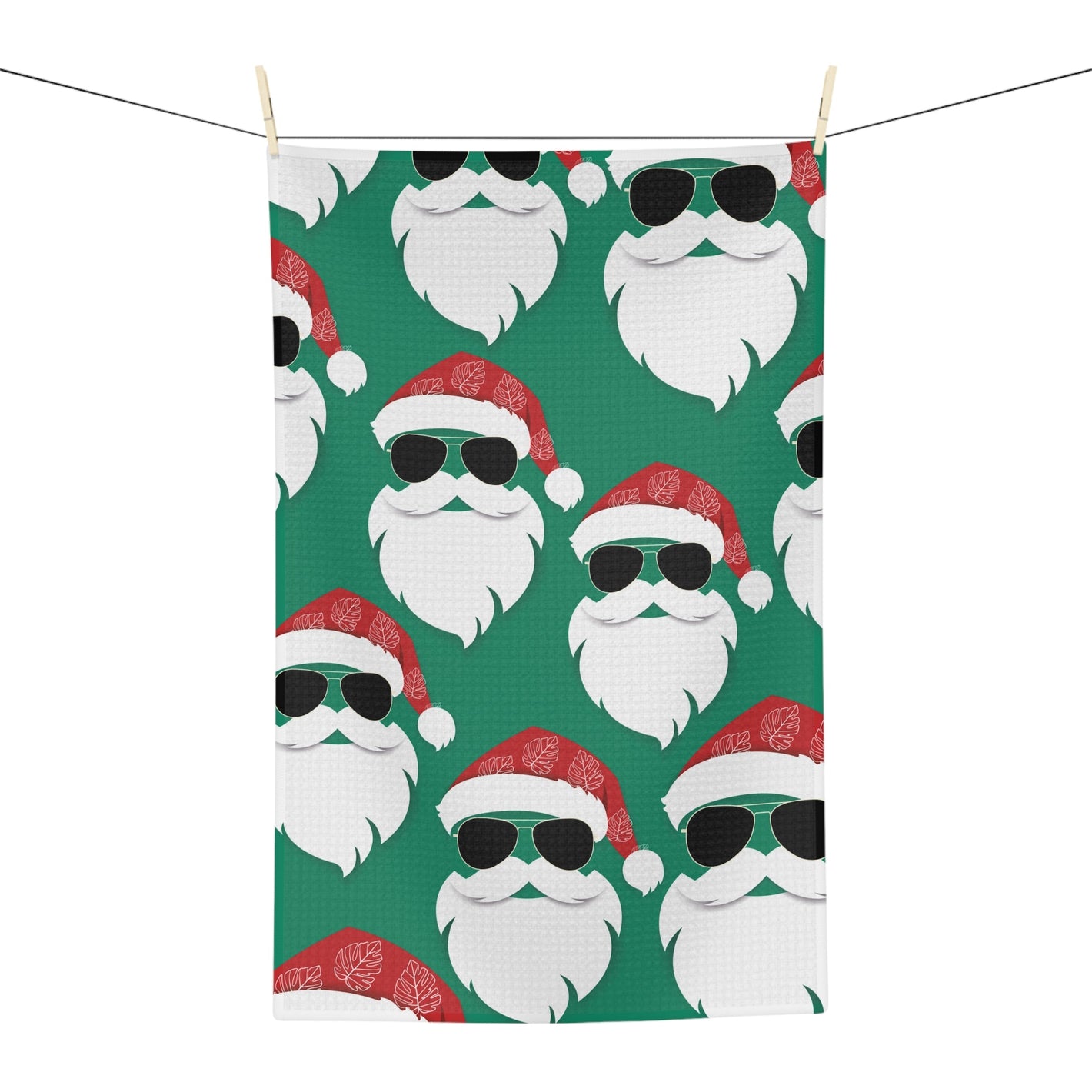 Kitchen Towel Cool Santa - Global Village Kailua Boutique