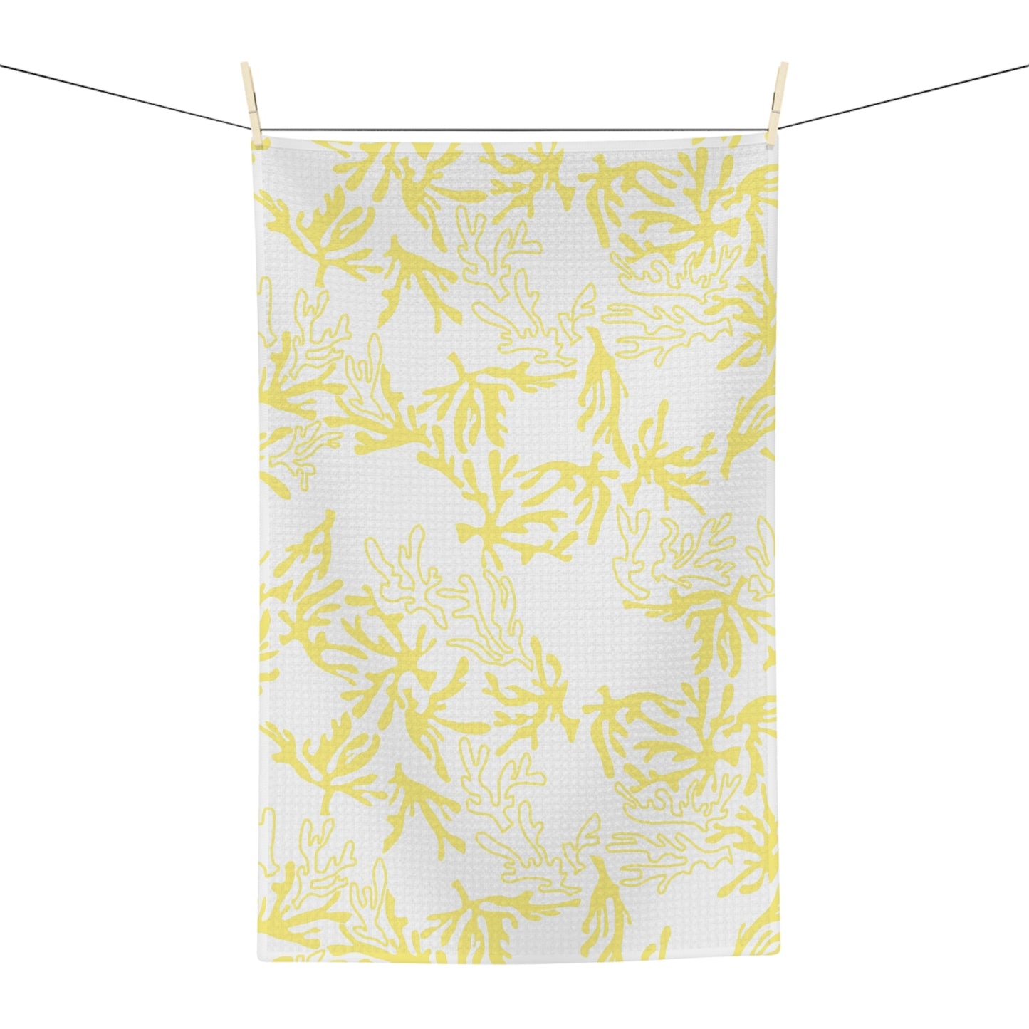 Kitchen Towel Coral Sunshine - Global Village Kailua Boutique