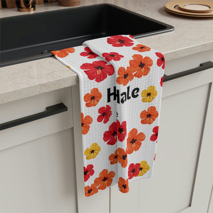 Kitchen Towel Hale Sweet Hale Hibiscus - Global Village Kailua Boutique