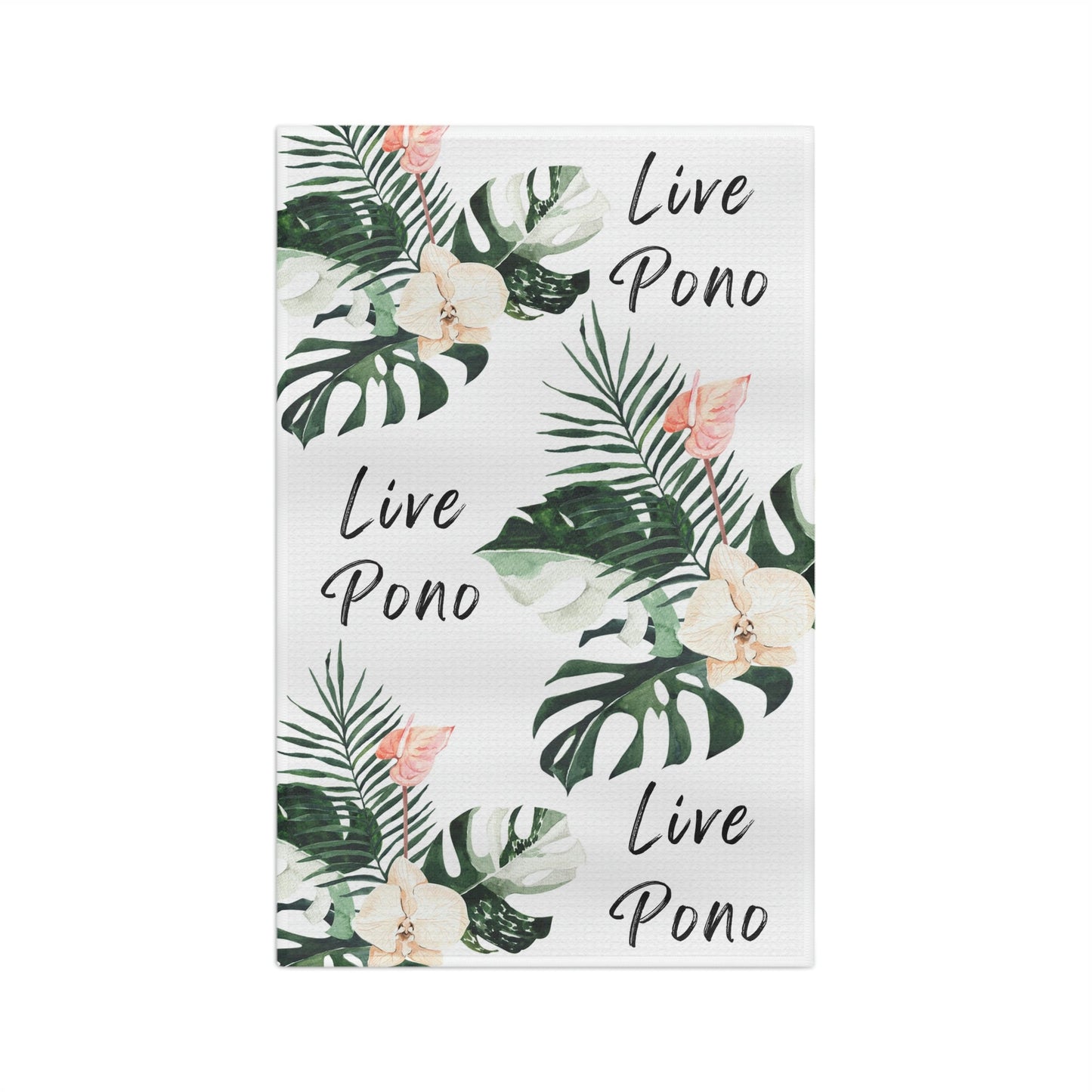 Kitchen Towel Live Pono Tropical - Global Village Kailua Boutique