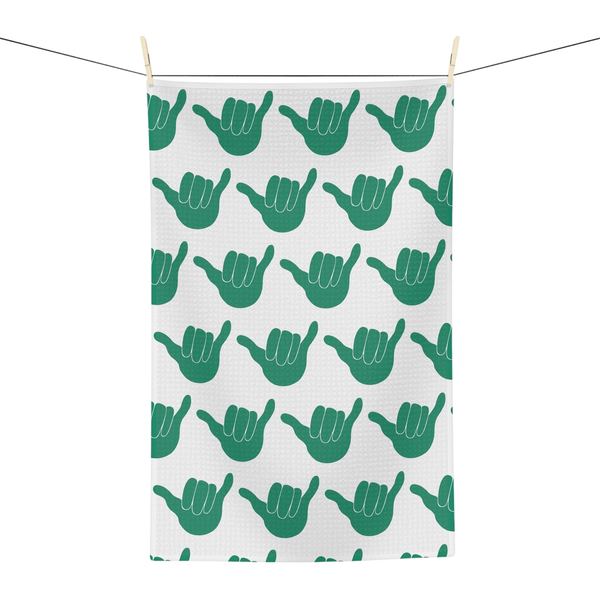 Kitchen Towel Coral Teal & Aqua Global Village Kailua – Global Village  Kailua Boutique