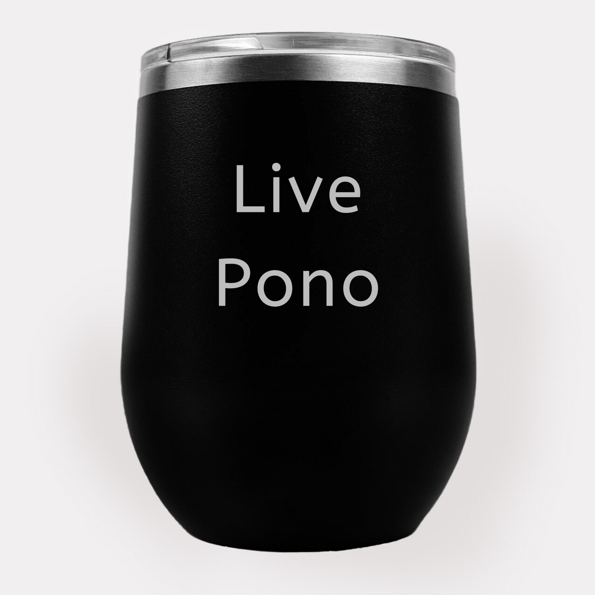 Live Pono 12oz Etched Tumbler