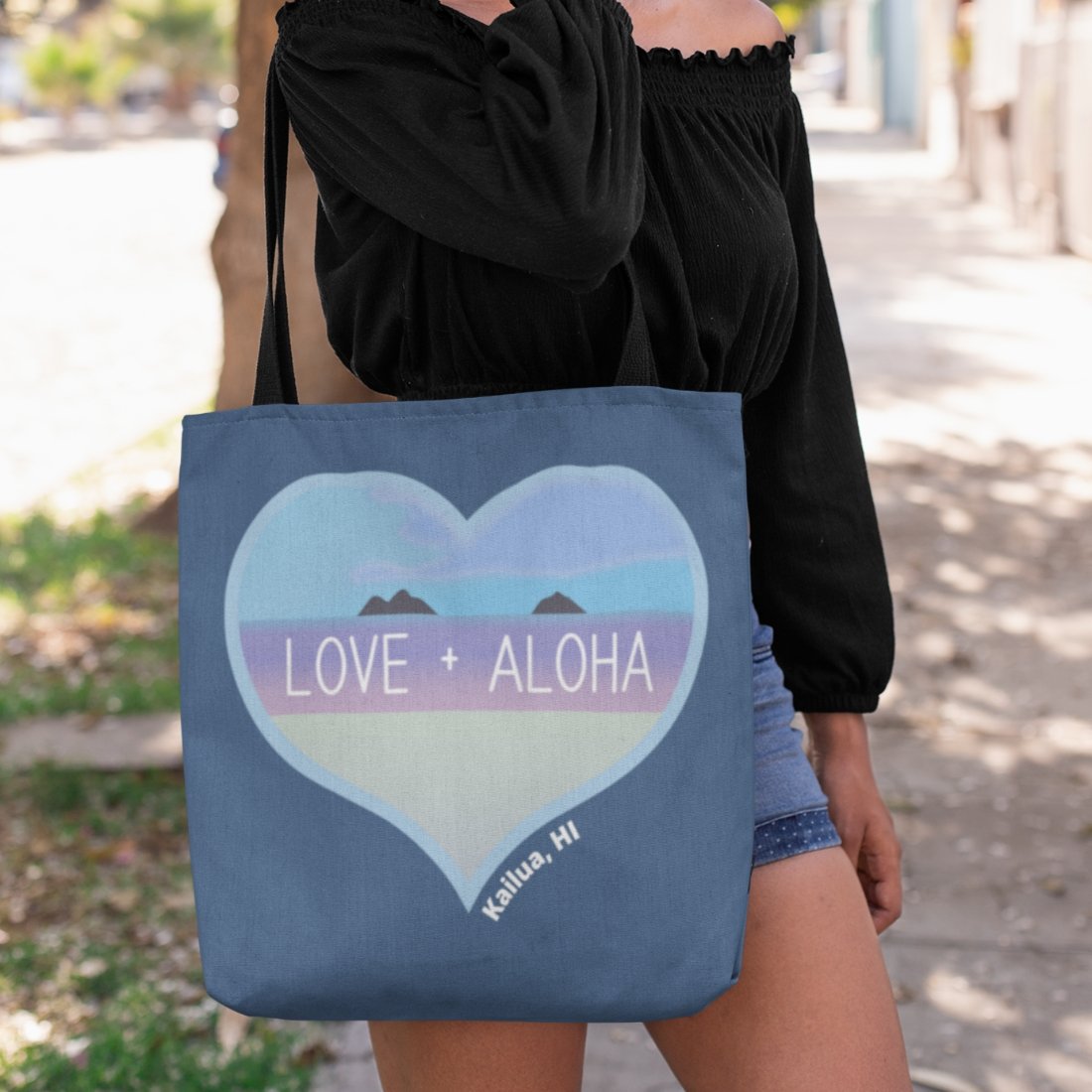 Love + Aloha Tote Global Village Kailua Boutique