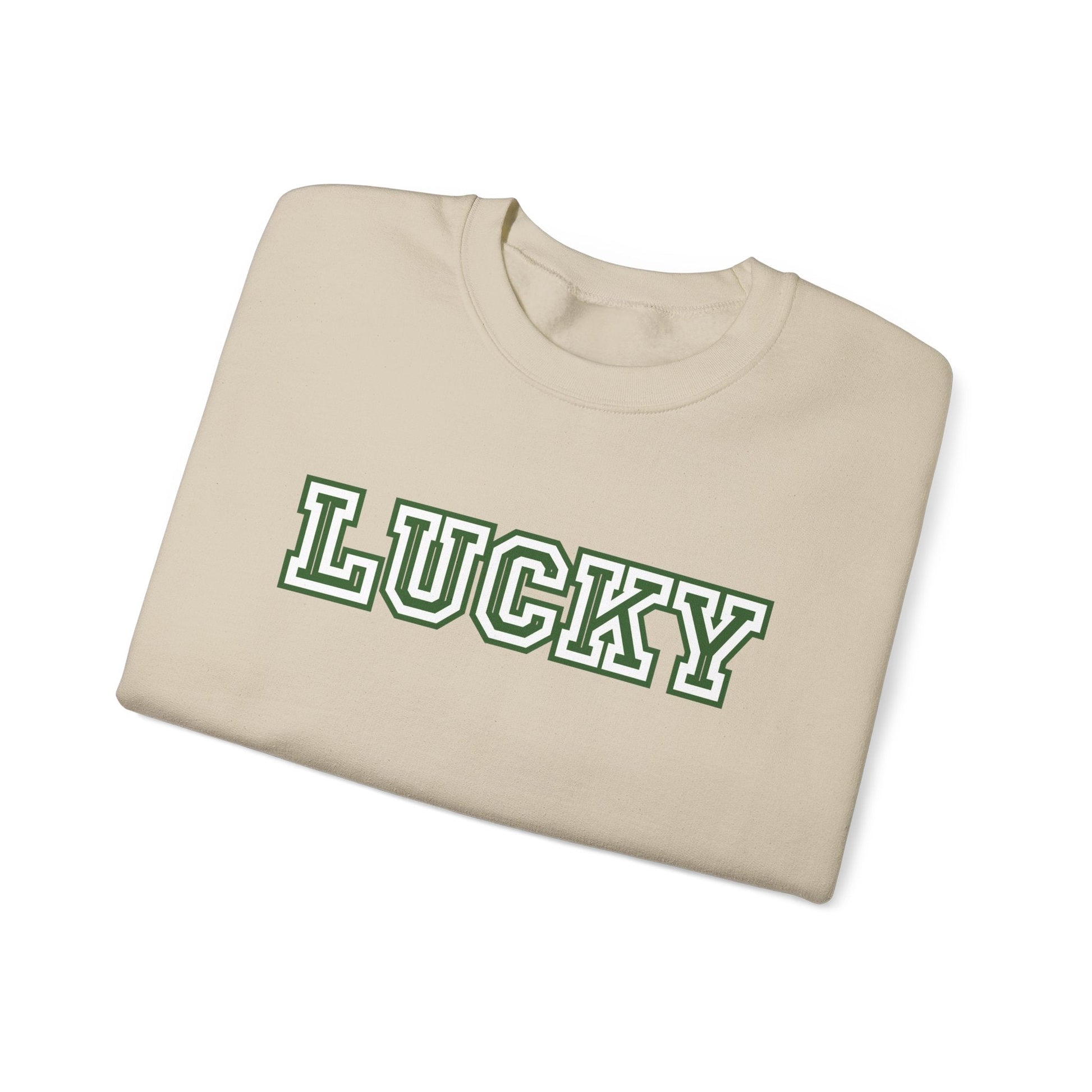 Lucky Varsity Unisex Heavy Blend Crewneck Sweatshirt - Global Village Kailua Boutique