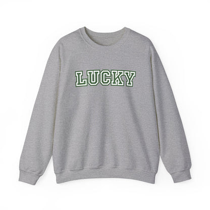 Lucky Varsity Unisex Heavy Blend Crewneck Sweatshirt - Global Village Kailua Boutique