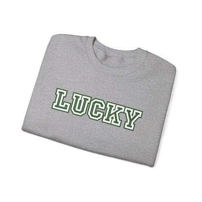 Lucky Varsity Unisex Heavy Blend Crewneck Sweatshirt - Global Village Kailua Boutique