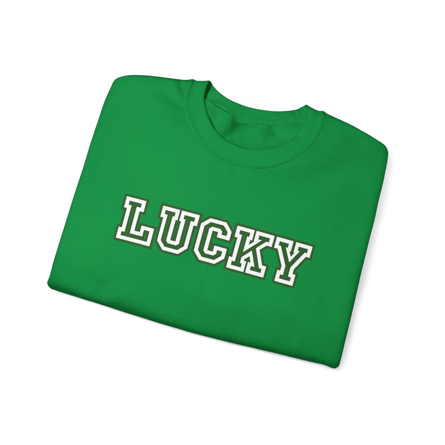 Lucky Varsity Unisex Heavy Blend Crewneck Sweatshirt - Global Village Kailua Boutique