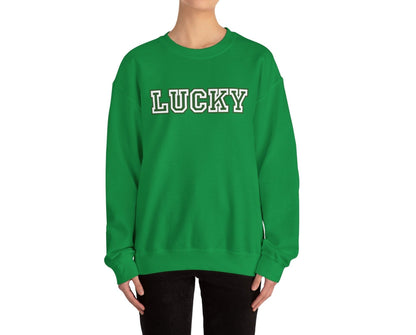 Lucky Varsity Unisex Heavy Blend Crewneck Sweatshirt - Global Village Kailua Boutique