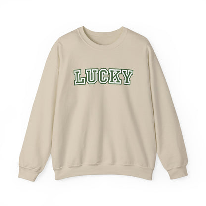 Lucky Varsity Unisex Heavy Blend Crewneck Sweatshirt - Global Village Kailua Boutique