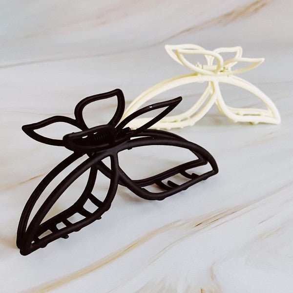 Cutout Butterfly Hair Claw Set Of 2 Global Village Kailua Boutique