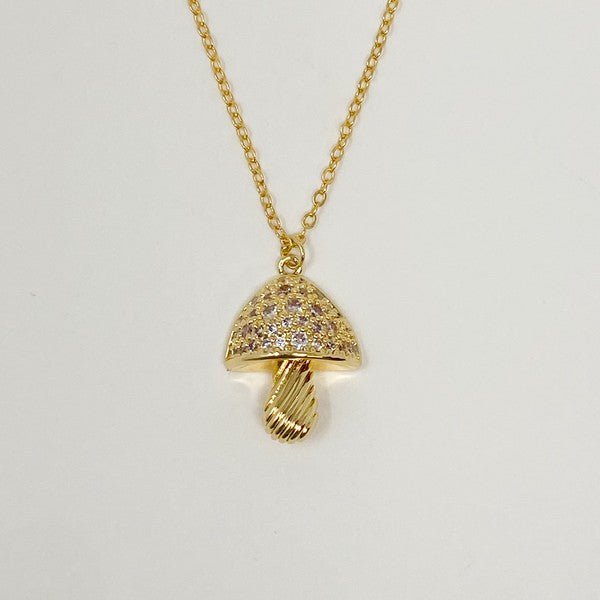 Mushroom Pendant Necklace - Global Village Kailua Boutique