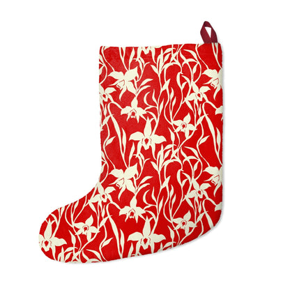 Orchid Red Christmas Stockings - Global Village Kailua Boutique