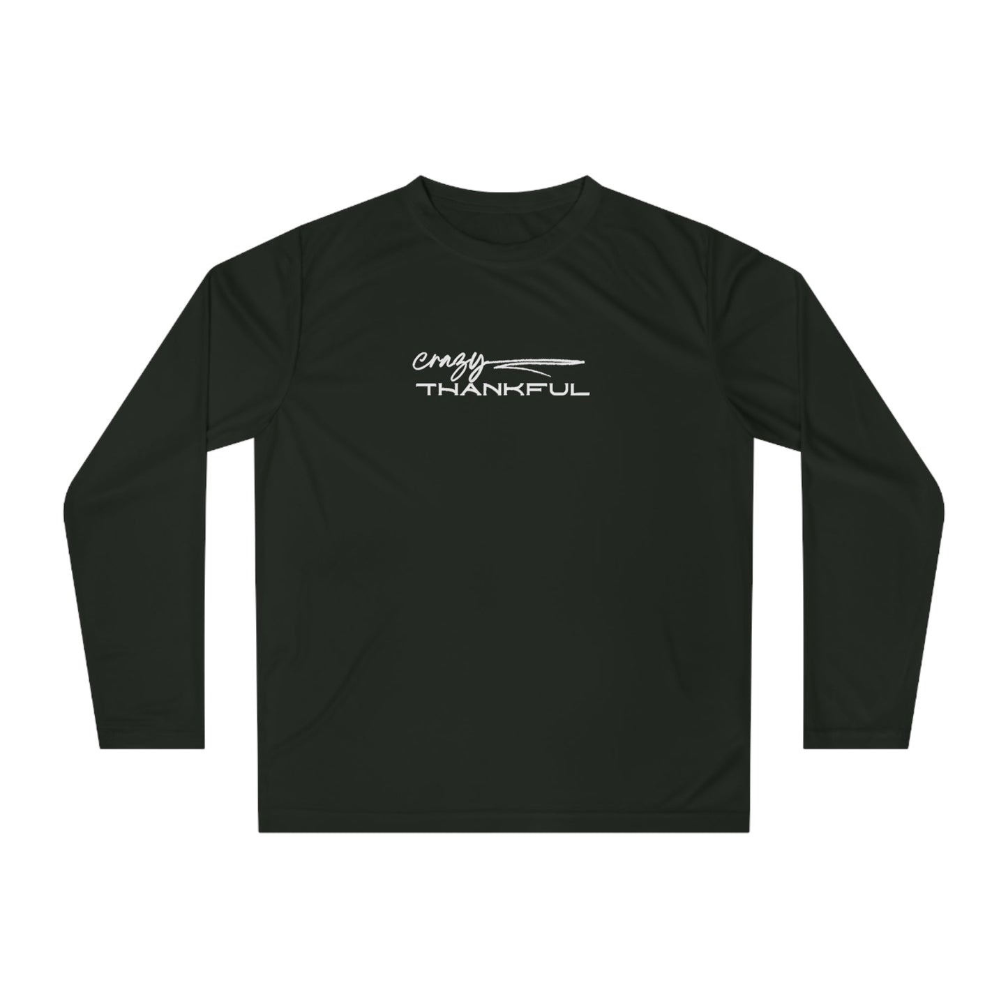 Performance Long Sleeve Crazy Thankful - Global Village Kailua Boutique