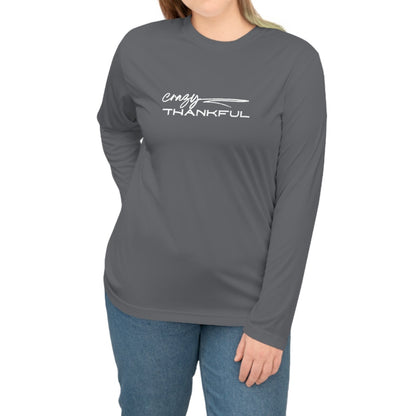 Performance Long Sleeve Crazy Thankful - Global Village Kailua Boutique