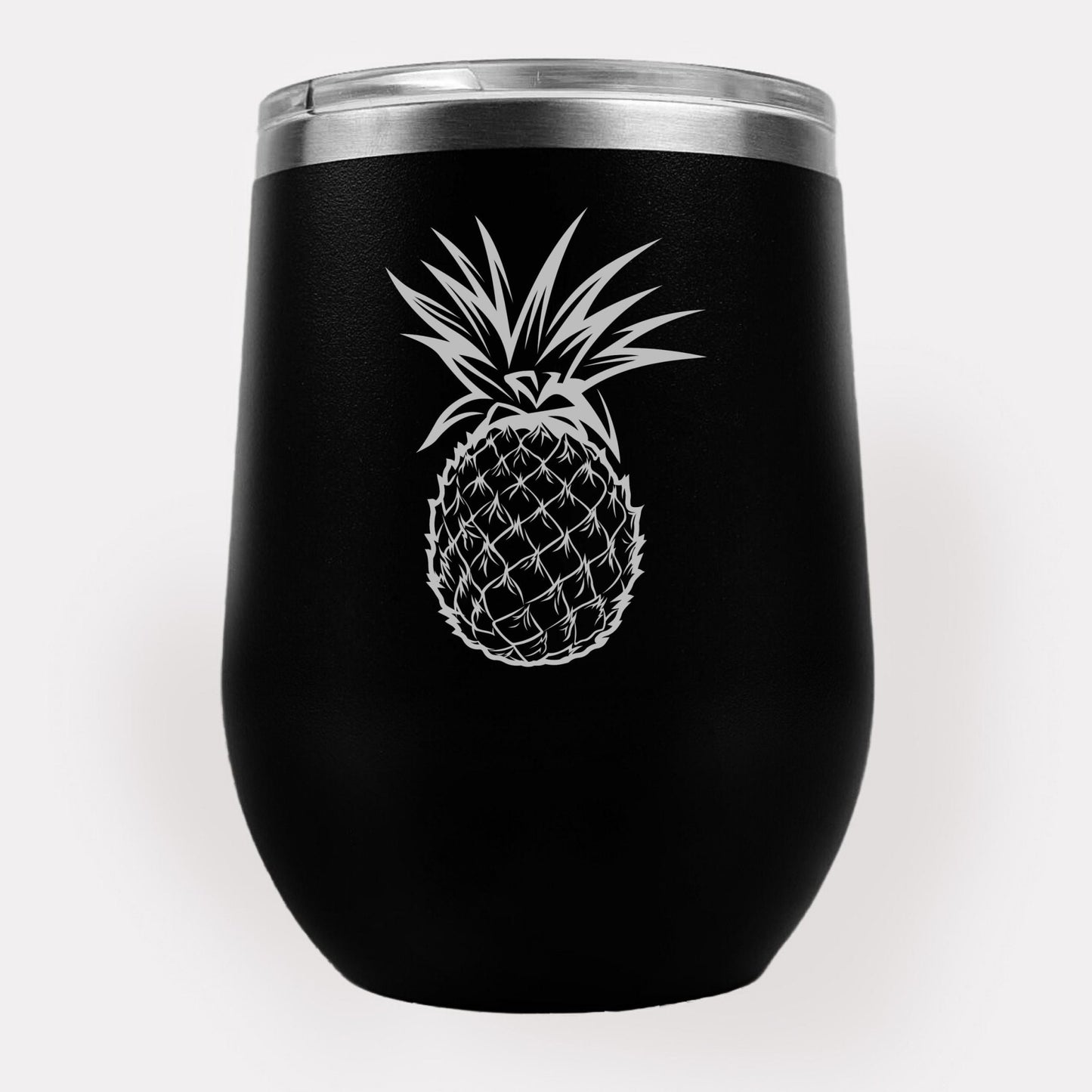 Pineapple 12oz Etched Tumbler Global Village Kailua Boutique