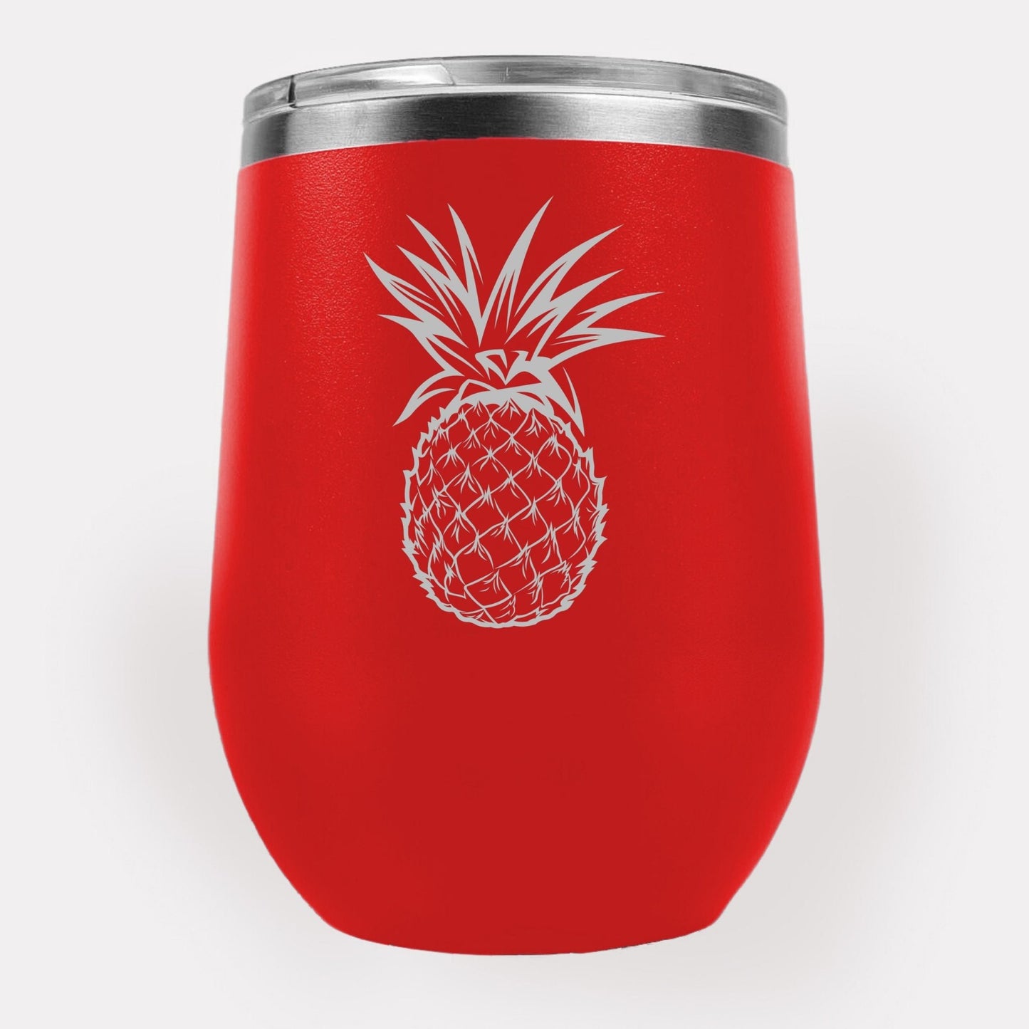 Pineapple 12oz Etched Tumbler Global Village Kailua Boutique