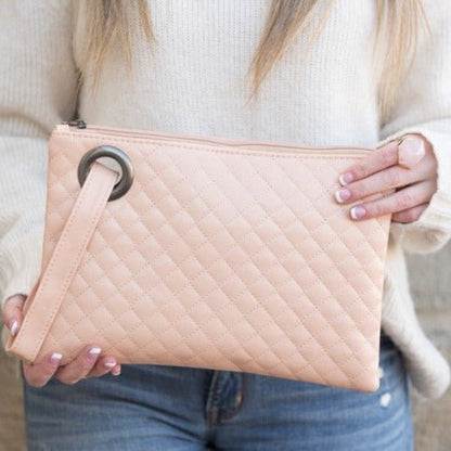 Quilted Wristlet Clutch Global Village Kailua Boutique