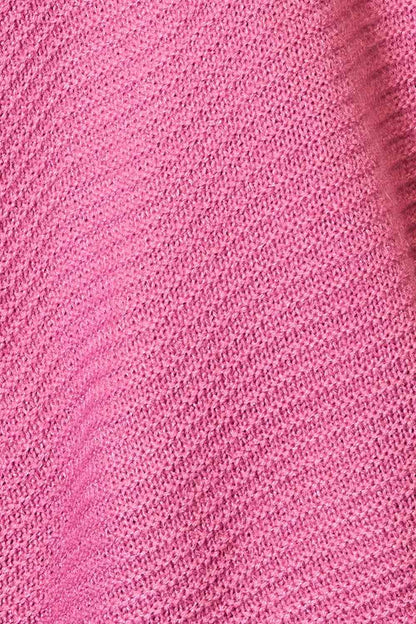 Ribbed Fringed V-Neck Hooded Sweater - Global Village Kailua Boutique