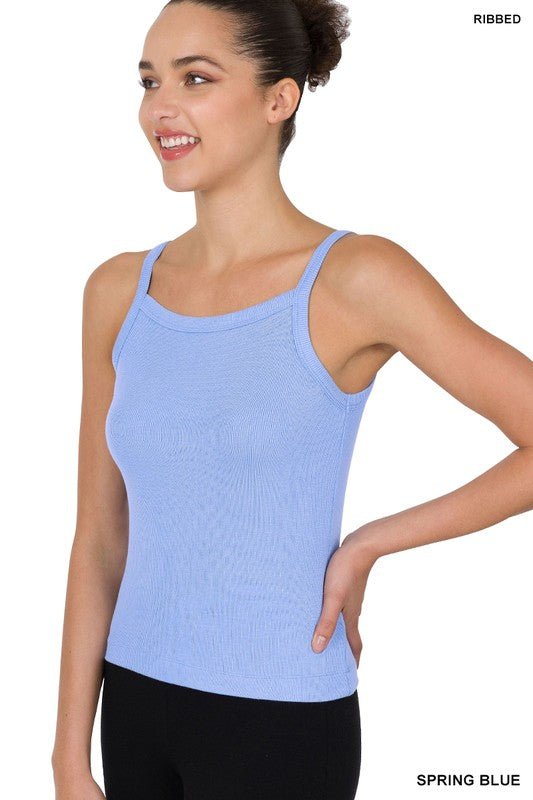 Ribbed Soft Rayon Cami - Global Village Kailua Boutique