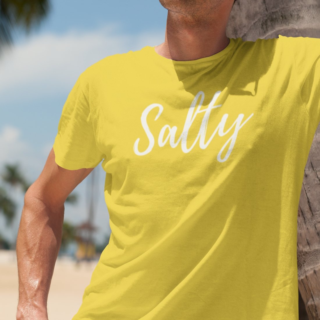 Salty Softstyle Tee Global Village Kailua Boutique